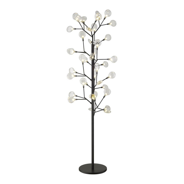 Торшер Черный/Прозрачный G4 39*1,5Вт WE241.39.025 WERTMARK