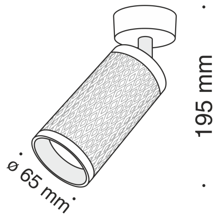 Потолочный светильник 1*GU10 50Вт Золото IP20 Focus Design C034CL-01G Technical