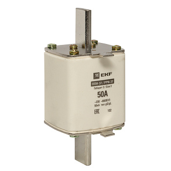Плавкая вставка ППН-37 400/50А габарит 2 PROxima EKF
