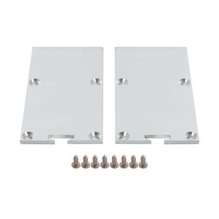 Профиль алюминиевый накладной/подвесной с отсеком для БП, серебро, CAB266