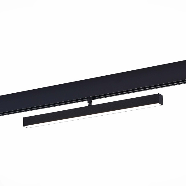 Магнитный трековый светильник Черный LED 1*12Вт 4000К 750Lm Ra>90 120° IP20 L405xW22,5xH92 48В ST802.446.12 ST LUCE