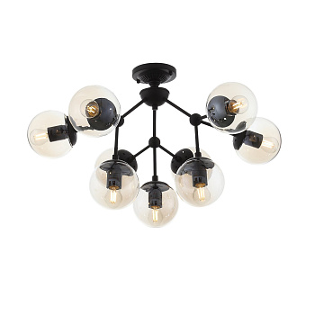Люстра потолочная Черный/Янтарный E27 9*40Вт SL549.402.09 ST LUCE