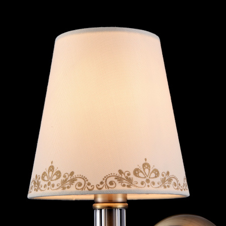 Настенный светильник (бра) 1*E14 40Вт Латунь IP20 Ksenia FR2539WL-01BS Freya