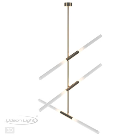 Потолочный св-к IP20 G9 6*40W SOHO золото ODEON LIGHT