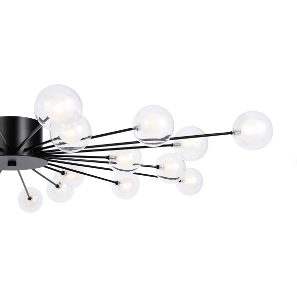 Потолочный светильник 24*G4 3Вт Черный IP20 Celebrity FR5242CL-24B1 Freya