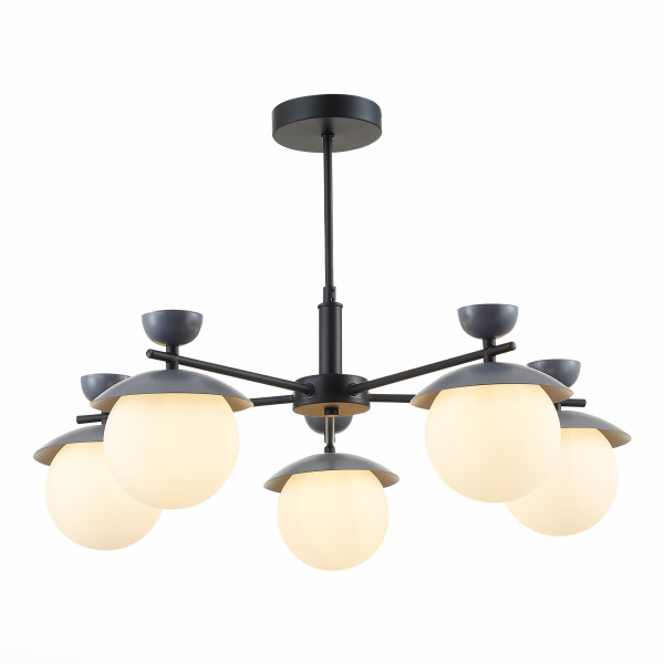 Светильник потолочный Черный, Серый/Белый G9 5*5Вт SLE220202-05 EVOLUCE