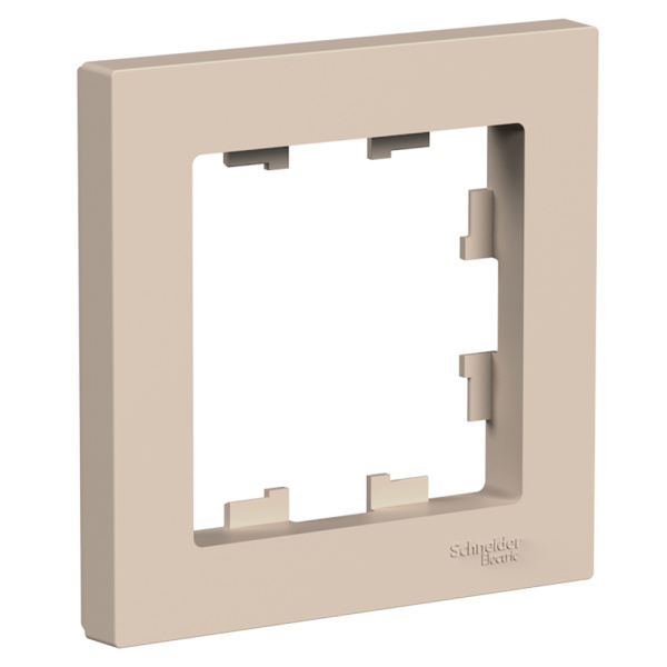 ATLASDESIGN 1-постовая РАМКА, ПЕСОЧНЫЙ (уп.10шт) Schneider Electric