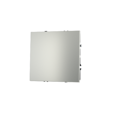 Выключатель встраиваемый Voltum S70 одноклавишный 10А, (сталь)