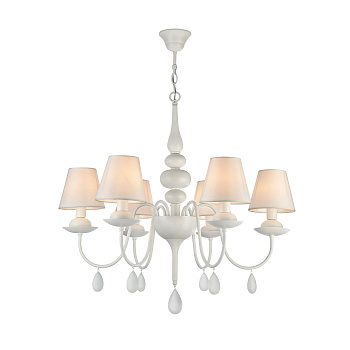 Люстра 6*E14 40Вт Белый IP20 Eliza FR5756-PL-06-W Freya
