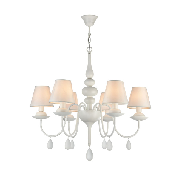 Люстра 6*E14 40Вт Белый IP20 Eliza FR5756-PL-06-W Freya