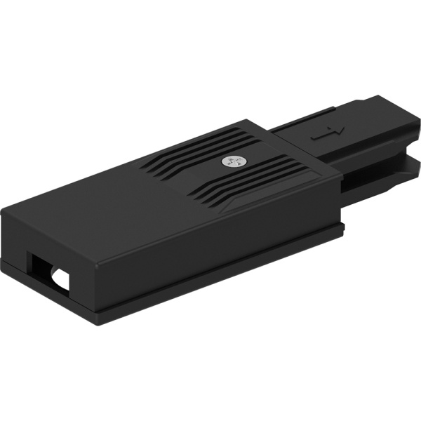 Соединитель - коннектор для шинопровода, черный, LD1012