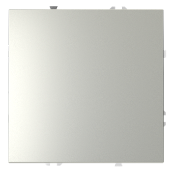 Выключатель встраиваемый Voltum S70 одноклавишный 10А, (сталь)