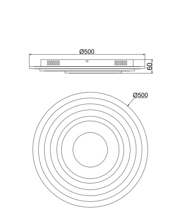 Потолочный светильник LED 98Вт Белый IP20 Melody FR6014CL-L98W Freya