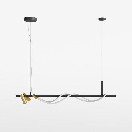 Подвесной светильник LED 30Вт Черный IP20 Tau MOD166PL-L30GB3K Maytoni