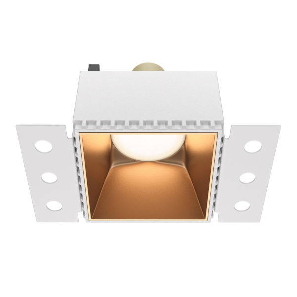 Встраиваемый светильник 1*GU10 20Вт Матовое Золото IP20 Downlight DL051-01-GU10-SQ-WMG Technical Maytoni