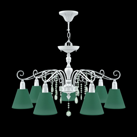 Люстра 7*E14 40Вт Матовый Белый IP20 Provence 3 E4-07-WM-LMP-O-29-CRL-E4-07-GR-DN Maytoni