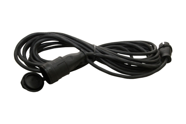 Удлинитель-шнур силовой каучук У1-13260 УШз16-101 IP44 штепс. гнездо с/з, 20м КГ 3х1,5 TDM