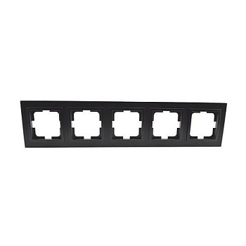 Despina Рамка универсальная 5 мест . графит IP20 Mono