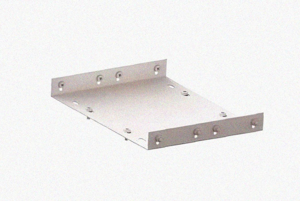 Соединитель лотковый замковый СЛЗ-300х100х1,5 УХЛ1, оцинкованный лист, S1,5