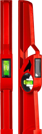 Рельс 600 мм, литой универсальный уровень с зеркальным глазком ЗУБР