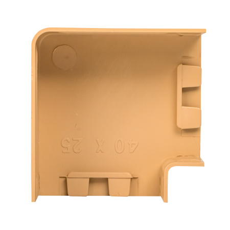 Поворот 90 гр, (40х25) (4 шт) светлое дерево EKF-Plast