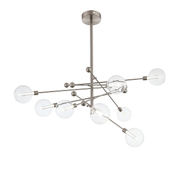 Люстра потолочная Никель/Прозрачный LED 8*4,5Вт 3000К SL377.302.08 ST LUCE
