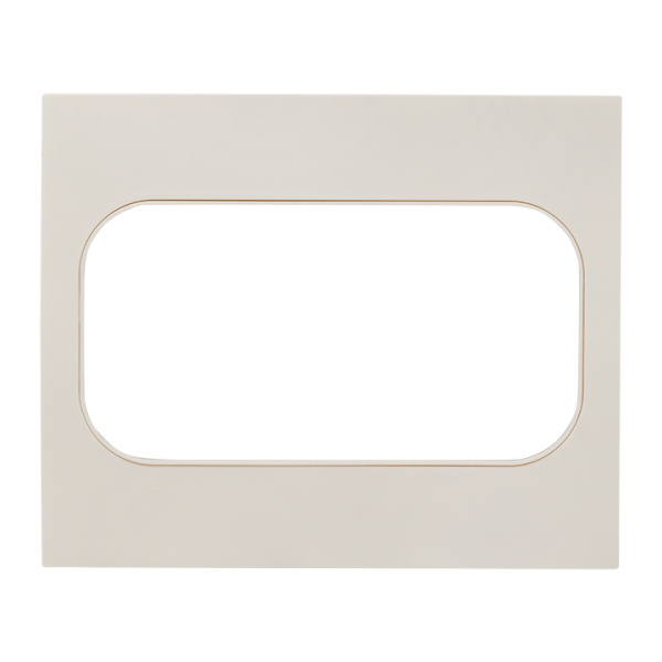 Стокгольм Рамка для розетки 2-местная белая EKF