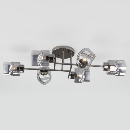 Потолочная люстра 6*E27 40Вт чёрный жемчуг IP20 (30165/6 черный жемчуг) Eurosvet