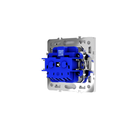Розетка встраиваемая Voltum S70 с заземлением и защитными шторками, 16А, (белый глянцевый)