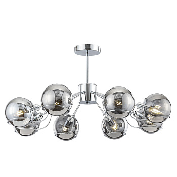 Люстра 8*E14 40Вт Хром IP20 Sally FR5014PL-08CH Freya