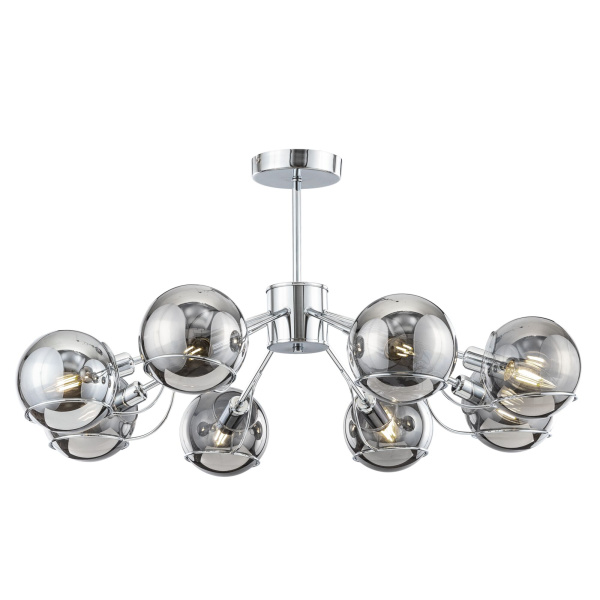 Люстра 8*E14 40Вт Хром IP20 Sally FR5014PL-08CH Freya