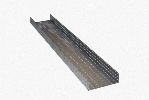 Лоток перфорированный ЛМ 300х65х3000 УТ1,5, оцинкованный лист, S0,8