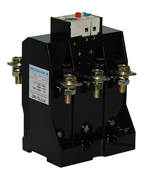 Реле тепловое токовое РТТ12-160 74-98А УХЛ4, 660В/50Гц, 1з+1р, автоматический и ручной возврат Электротехник