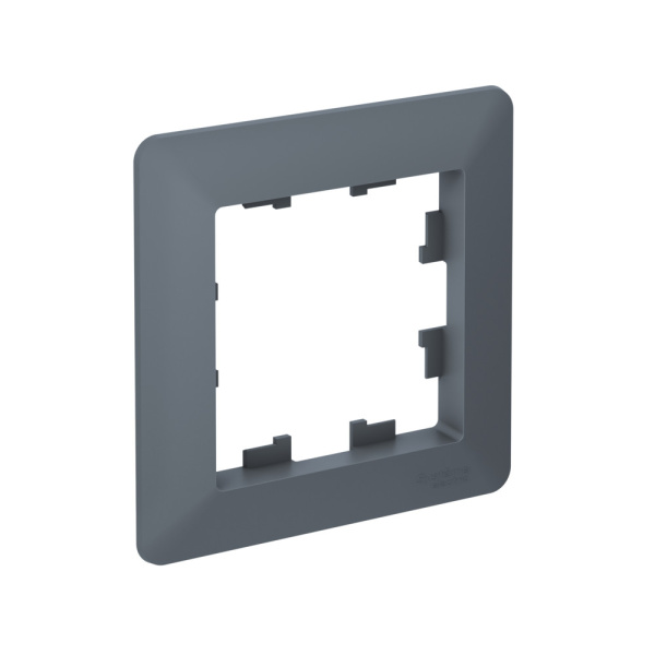 ATLASDESIGN AIR 1-постовая рамка, грифель/дымчатый черный