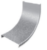 Крышка угла внутреннего плавного 90 град. к лотку 400, толщ. 0,7 мм, Сендзимир цинк Ostec
