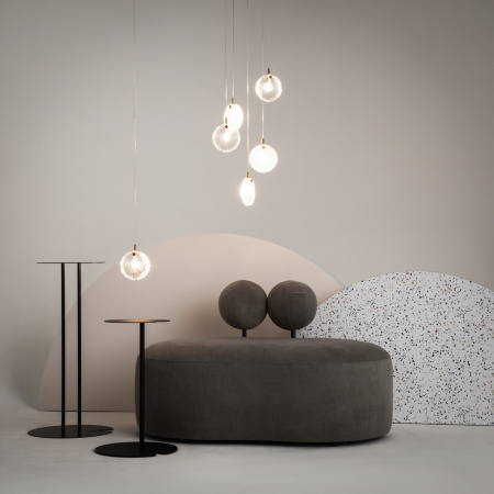 Подвесной светильник 1*G4 28Вт Латунь IP20 Frozen MOD254PL-01BS Maytoni