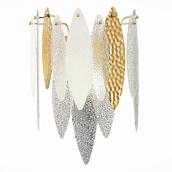 Бра Золотистый/Прозрачный, Белый E14 2*60Вт SL1224.201.02 ST LUCE