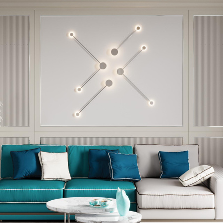 Настенный св-к IP20 LED 10W 912Лм 3000K GENT хром/металл ODEON LIGHT