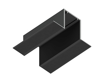 Крепление для встраиваемого монтажа накладного шинопровода Magnetic GL3601 BK черный 68.54*31.1*41.5 (2шт.) Ambrella Light