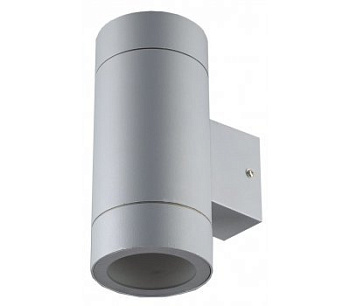Светильник фасадный 2xGX53 прозр.цилиндр серый/матовый IP65 General