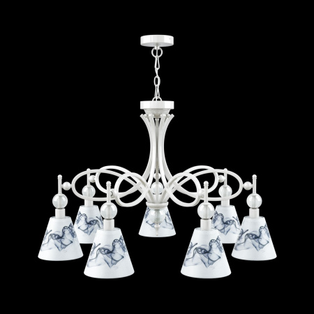 Люстра 7*E14 40Вт Матовый Белый IP20 Eclectic 13 M2-07-WM-LMP-O-10 Maytoni