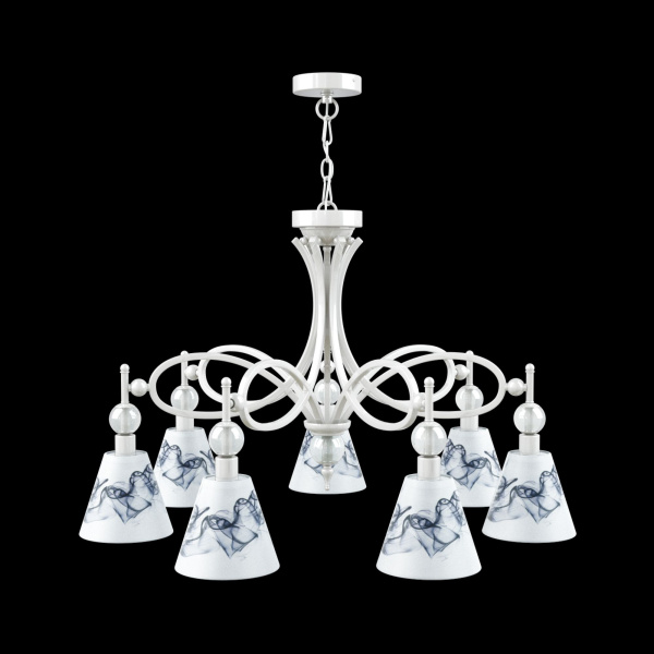 Люстра 7*E14 40Вт Матовый Белый IP20 Eclectic 13 M2-07-WM-LMP-O-10 Maytoni