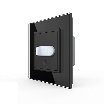 Датчик движения с сенсорным выключателем Черный Livolo