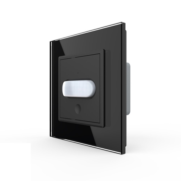 Датчик движения с сенсорным выключателем Черный Livolo