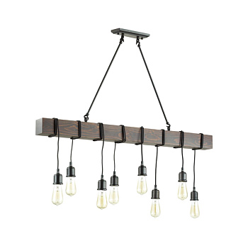 Люстра E27 8*60W 220V KLAUS черный LUMION