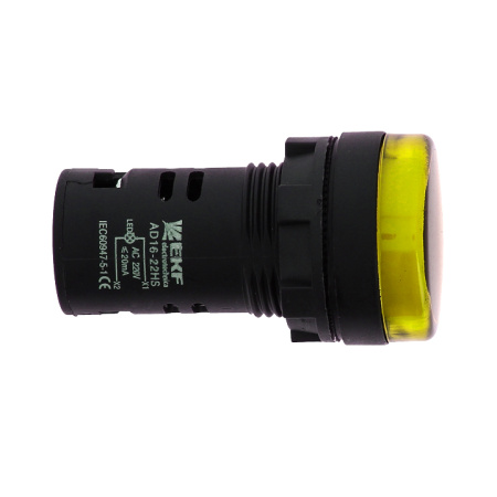 Матрица светодиодная AD16-22HS желтая 400В AC PROxima EKF