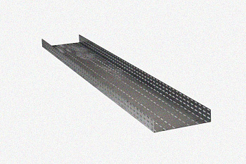 Лоток глухой ЛМГ 80х80х3000 УТ1,5, оцинкованный лист, S0,8