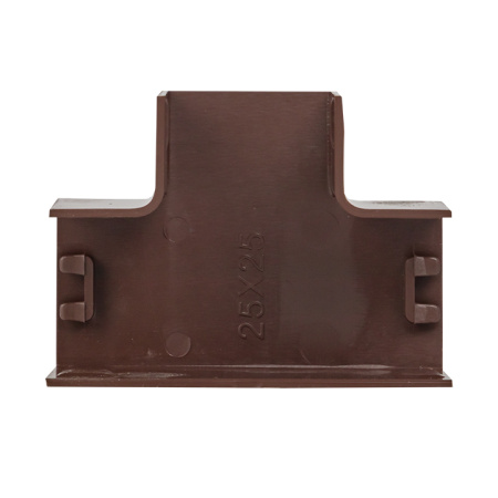 Угол T-образный (25х25) (4 шт) темное дерево EKF-Plast