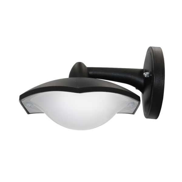 11-206 Св-к садово-парковый, светод-й, наст-й вниз, «Дели 5», 8Вт, 6-ти гран., 720Лм, 6500К, черн APEYRON