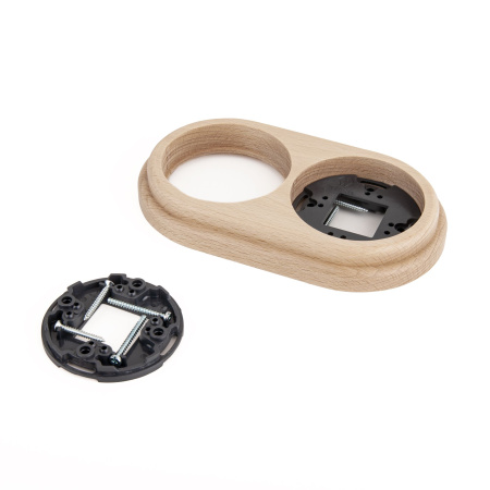 Legend Рамка на 2 поста (светлый бук) Werkel